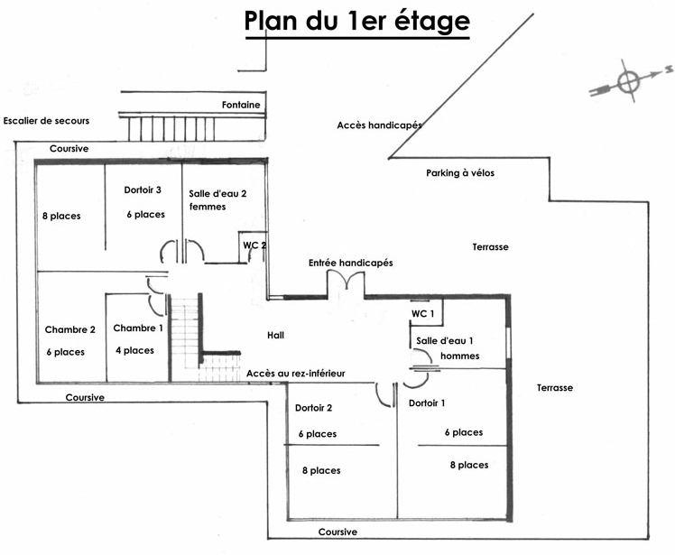 Plan 1er étage